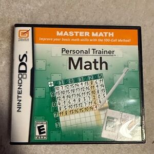 Nintendo DS Personal Trainer Math Game - Orange and Green